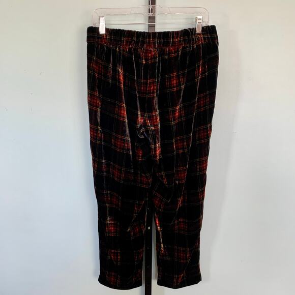 J. Crew Pull-On Easy Pant in Velvet Stewart Plaid Size 6 - Picture 4 of 6